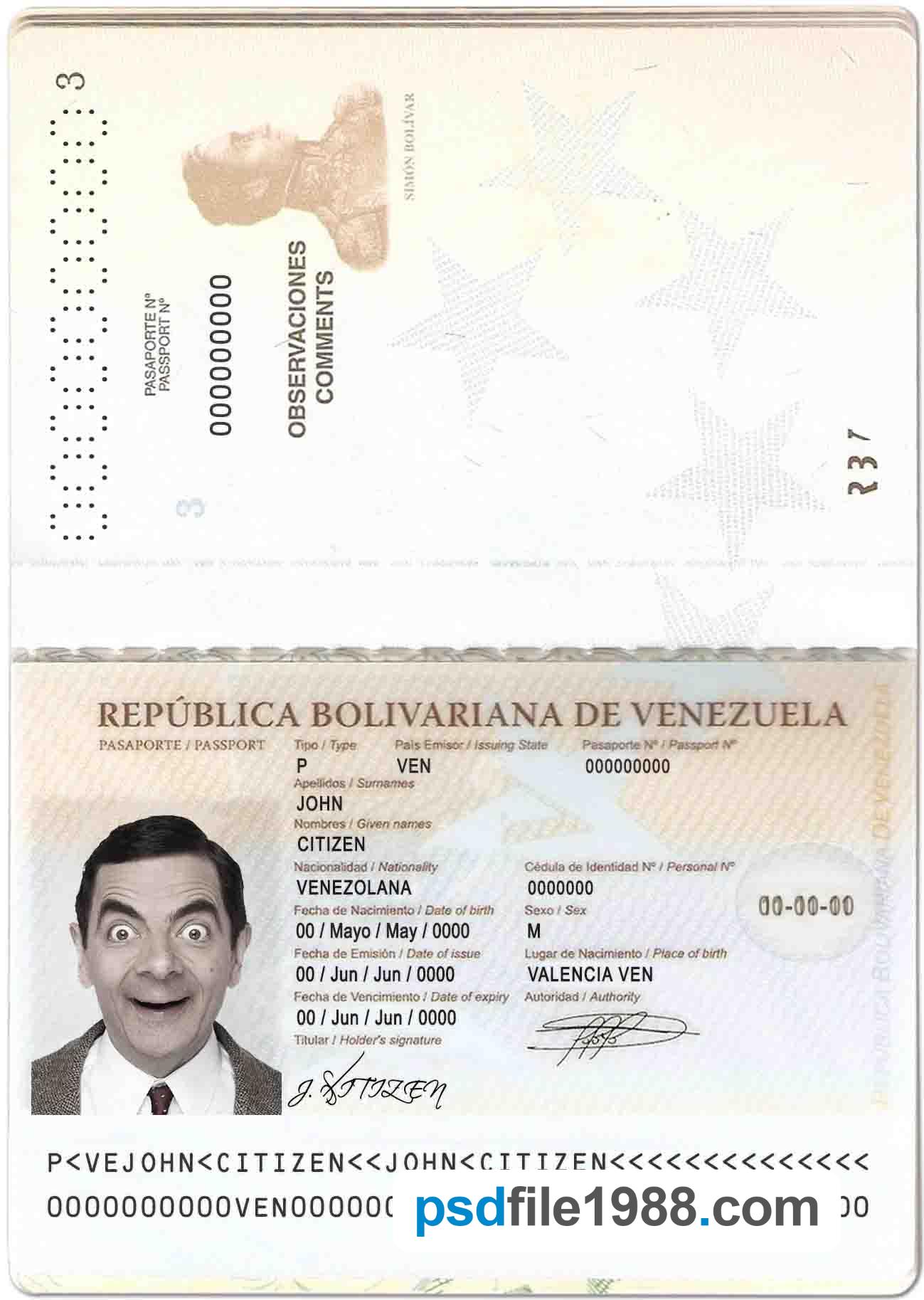 Venezuela Passport